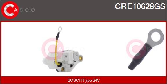 Casco CRE10628GS - Voltage regulator, alternator autospares.lv