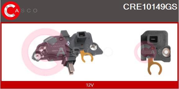 Casco CRE10149GS - Voltage regulator, alternator autospares.lv