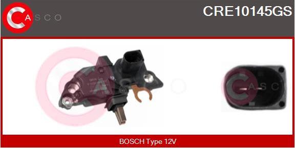 Casco CRE10145GS - Voltage regulator, alternator autospares.lv