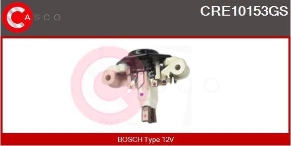 Casco CRE10153GS - Voltage regulator, alternator autospares.lv