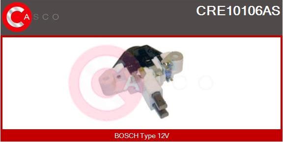 Casco CRE10106AS - Voltage regulator, alternator autospares.lv