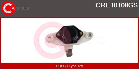 Casco CRE10108GS - Voltage regulator, alternator autospares.lv