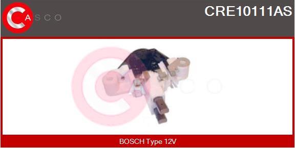 Casco CRE10111AS - Voltage regulator, alternator autospares.lv