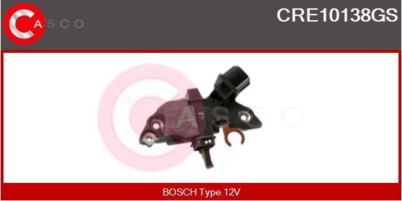 Casco CRE10138GS - Voltage regulator, alternator autospares.lv