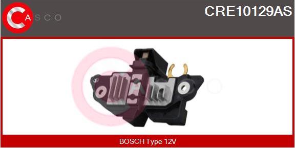 Casco CRE10129AS - Voltage regulator, alternator autospares.lv