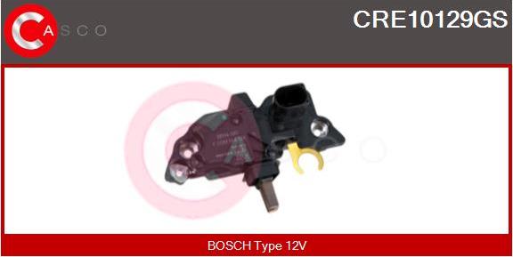 Casco CRE10129GS - Voltage regulator, alternator autospares.lv
