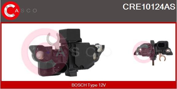 Casco CRE10124AS - Voltage regulator, alternator autospares.lv