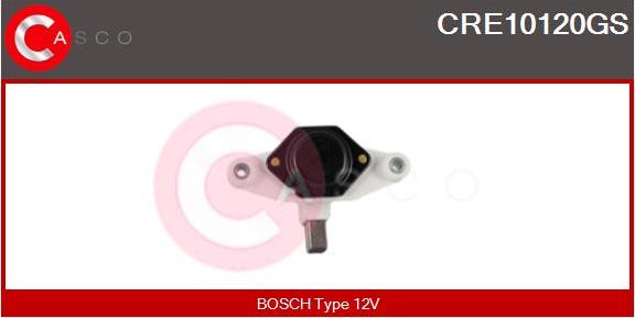 Casco CRE10120GS - Voltage regulator, alternator autospares.lv