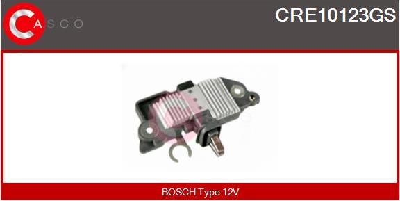 Casco CRE10123GS - Voltage regulator, alternator autospares.lv
