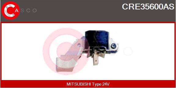 Casco CRE35600AS - Voltage regulator, alternator autospares.lv