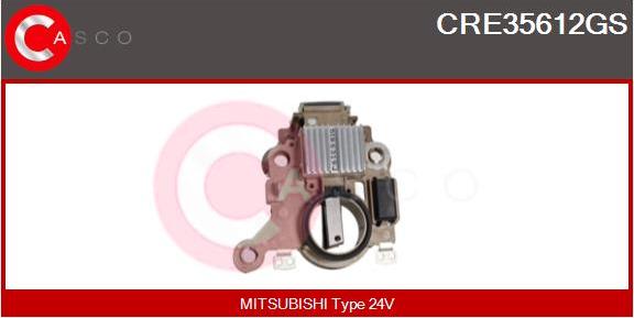 Casco CRE35612GS - Voltage regulator, alternator autospares.lv