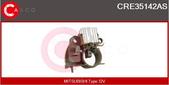 Casco CRE35142AS - Voltage regulator, alternator autospares.lv