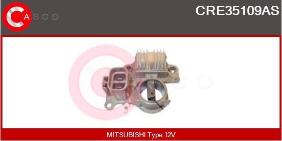 Casco CRE35109AS - Voltage regulator, alternator autospares.lv