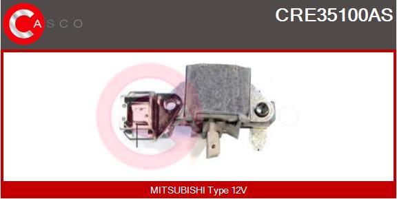 Casco CRE35100AS - Voltage regulator, alternator autospares.lv