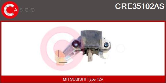 Casco CRE35102AS - Voltage regulator, alternator autospares.lv