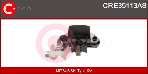 Casco CRE35113AS - Voltage regulator, alternator autospares.lv