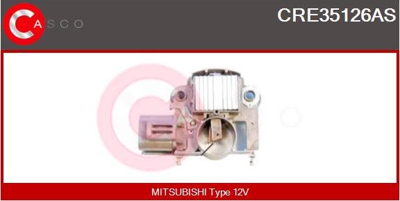 Casco CRE35126AS - Voltage regulator, alternator autospares.lv