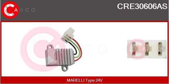 Casco CRE30606AS - Voltage regulator, alternator autospares.lv