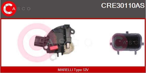 Casco CRE30110AS - Voltage regulator, alternator autospares.lv