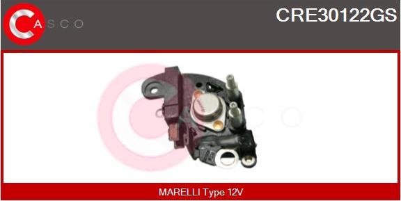 Casco CRE30122GS - Voltage regulator, alternator autospares.lv