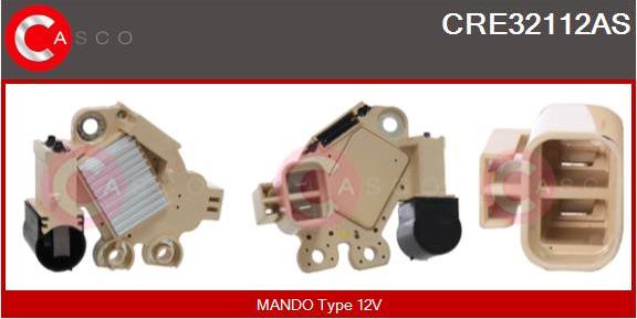 Casco CRE32112AS - Voltage regulator, alternator autospares.lv