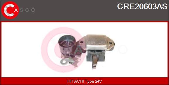 Casco CRE20603AS - Voltage regulator, alternator autospares.lv