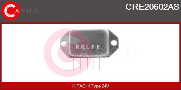 Casco CRE20602AS - Voltage regulator, alternator autospares.lv