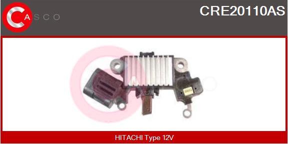 Casco CRE20110AS - Voltage regulator, alternator autospares.lv