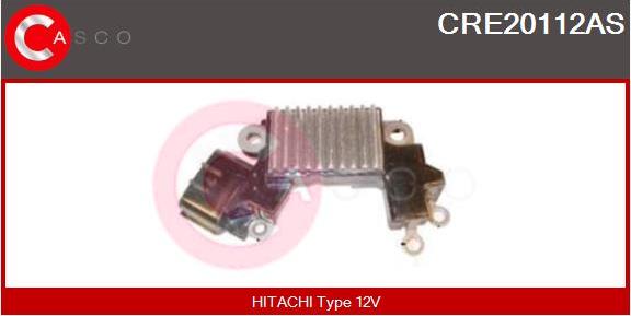 Casco CRE20112AS - Voltage regulator, alternator autospares.lv