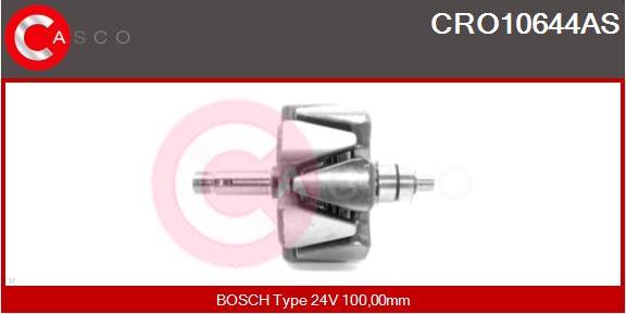 Casco CRO10644AS - Rotor, alternator autospares.lv