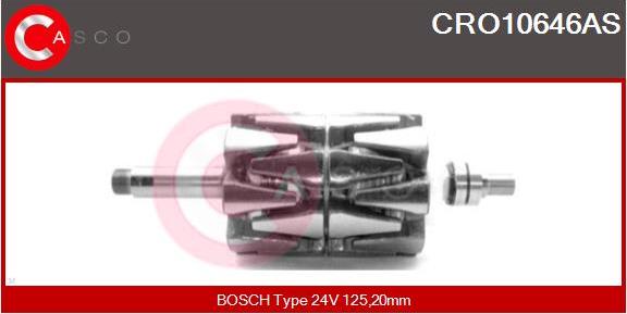 Casco CRO10646AS - Rotor, alternator autospares.lv
