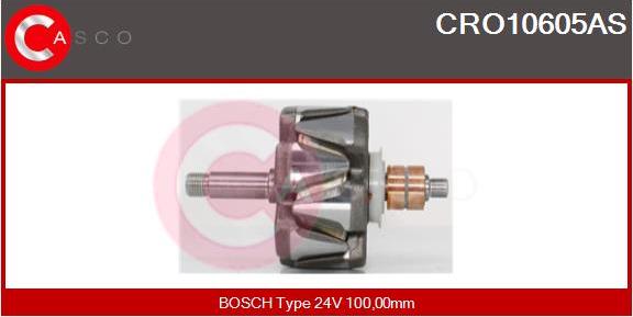 Casco CRO10605AS - Rotor, alternator autospares.lv