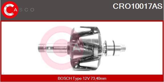 Casco CRO10017AS - Rotor, alternator autospares.lv