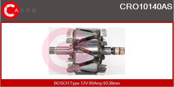 Casco CRO10140AS - Rotor, alternator autospares.lv