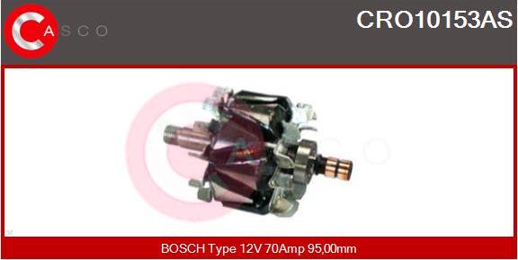 Casco CRO10153AS - Rotor, alternator autospares.lv