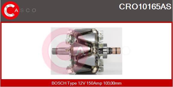 Casco CRO10165AS - Rotor, alternator autospares.lv