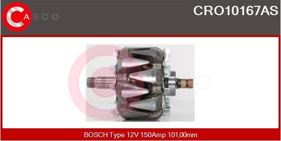 Casco CRO10167AS - Rotor, alternator autospares.lv