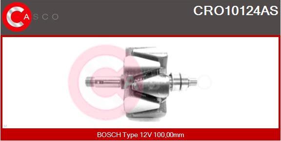 Casco CRO10124AS - Rotor, alternator autospares.lv