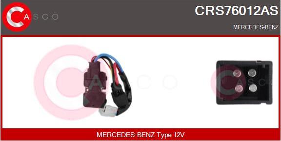 Casco CRS76012AS - Resistor, interior blower autospares.lv