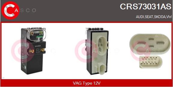 Casco CRS73031AS - Control Unit, air conditioning autospares.lv