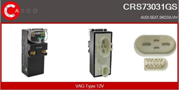 Casco CRS73031GS - Control Unit, air conditioning autospares.lv