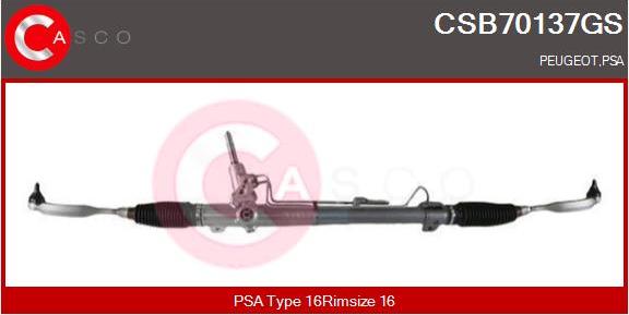 Casco CSB70137GS - Steering Gear autospares.lv