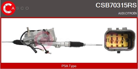 Casco CSB70315RS - Steering Gear autospares.lv