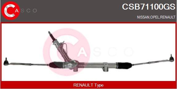 Casco CSB71100GS - Steering Gear autospares.lv