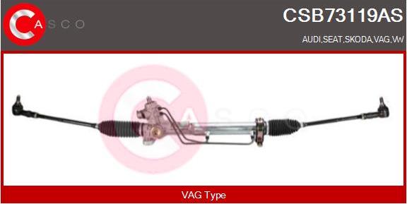 Casco CSB73119AS - Steering Gear autospares.lv