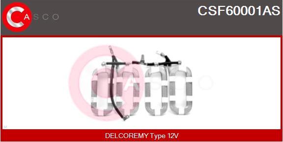 Casco CSF60001AS - Field Winding, starter autospares.lv