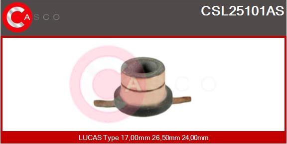 Casco CSL25101AS - Slip Ring, alternator autospares.lv