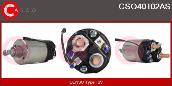Casco CSO40102AS - Solenoid Switch, starter autospares.lv