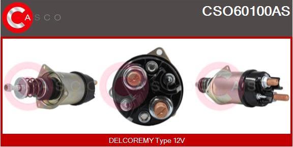 Casco CSO60100AS - Solenoid Switch, starter autospares.lv