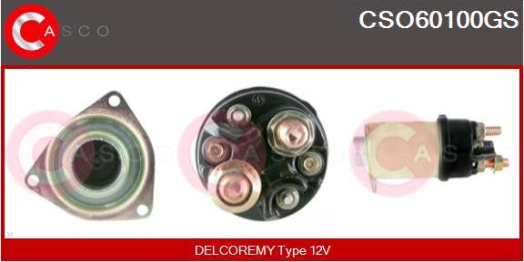 Casco CSO60100GS - Solenoid Switch, starter autospares.lv